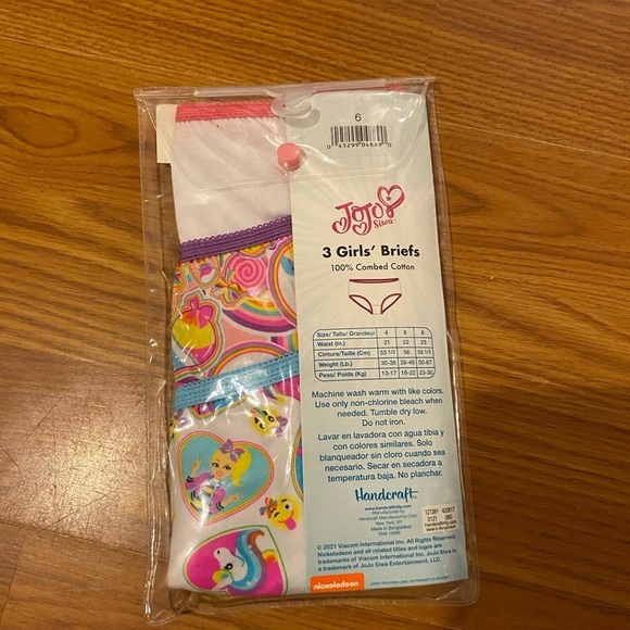 JoJo Briefs 3 pair size 6 (HG) - Picture 7 of 10